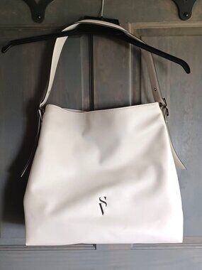 Simply Vera Vera Wang Daley Soft Tote Silver Spirit Vegan Leather Bag
